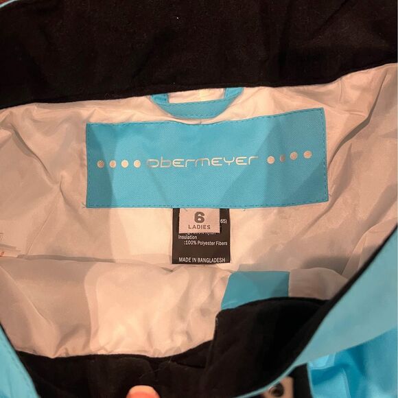 Obermeyer Women’s Ski Snowboarding Blue Insulated Pants - size 6 - Picture 3 of 8